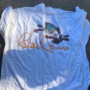 White Graphic T-Shirt with Fish Design